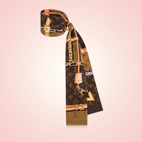Louis Vuitton
Monogram Confidential Bandeau Brown Scarf - Picture 2 of 5